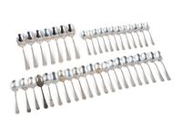 An Assembled Gorham and Durgin Silver Flatware Service