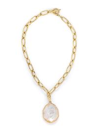 IPPOLITA, YELLOW GOLD, MOTHER-OF-PEARL AND QUARTZ 'WONDERLAND' PENDANT/NECKLACE