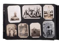 [WORLD WAR II]. USS New York sailor's album 1940-1945. [ With: ] Album from a trip to Asia, 1923.
