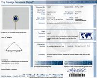 TIFFANY & CO., ANTIQUE, KASHMIR SAPPHIRE AND DIAMOND STICKPIN