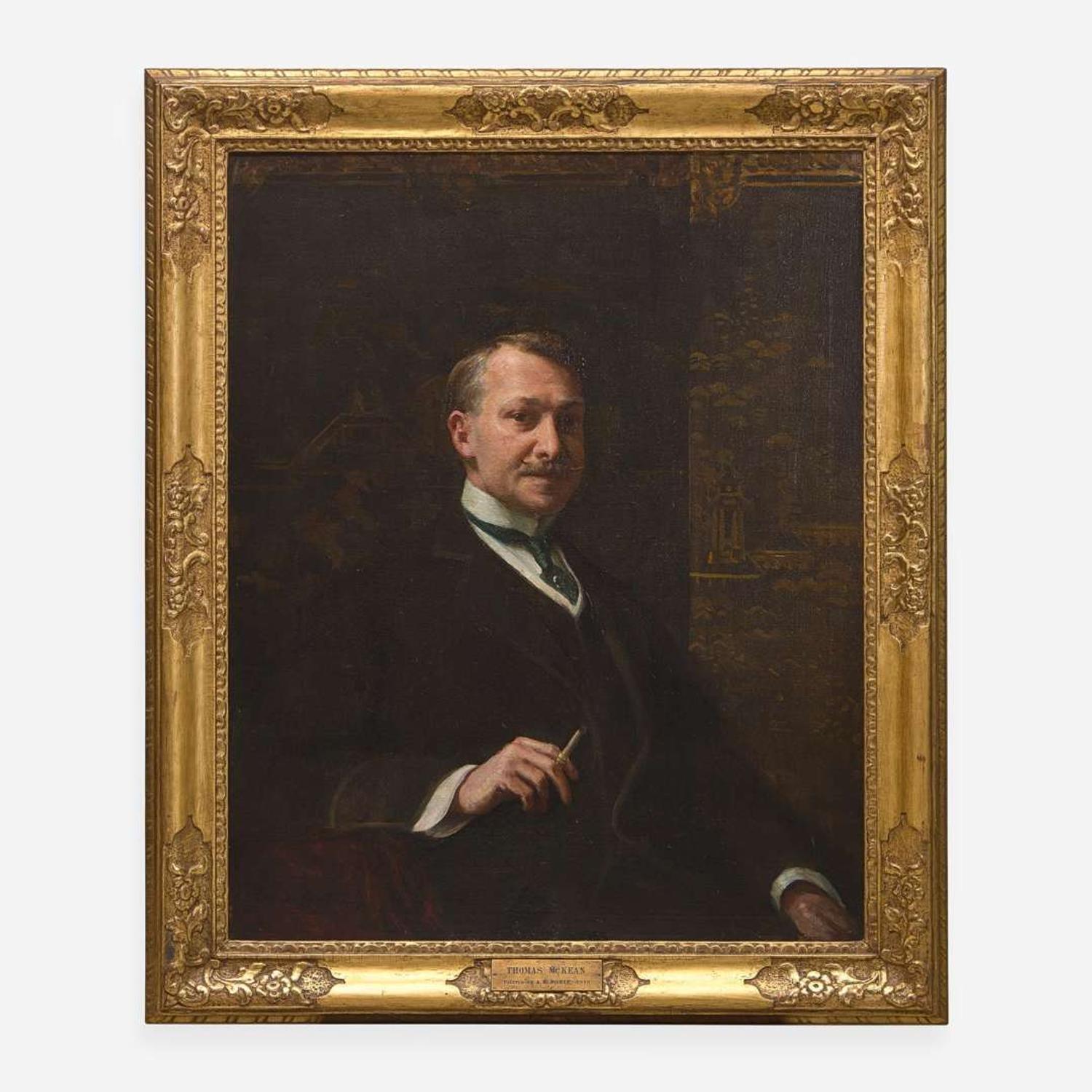 Adolphe Borie (American, 1877-1934) Portrait of Thomas McKean