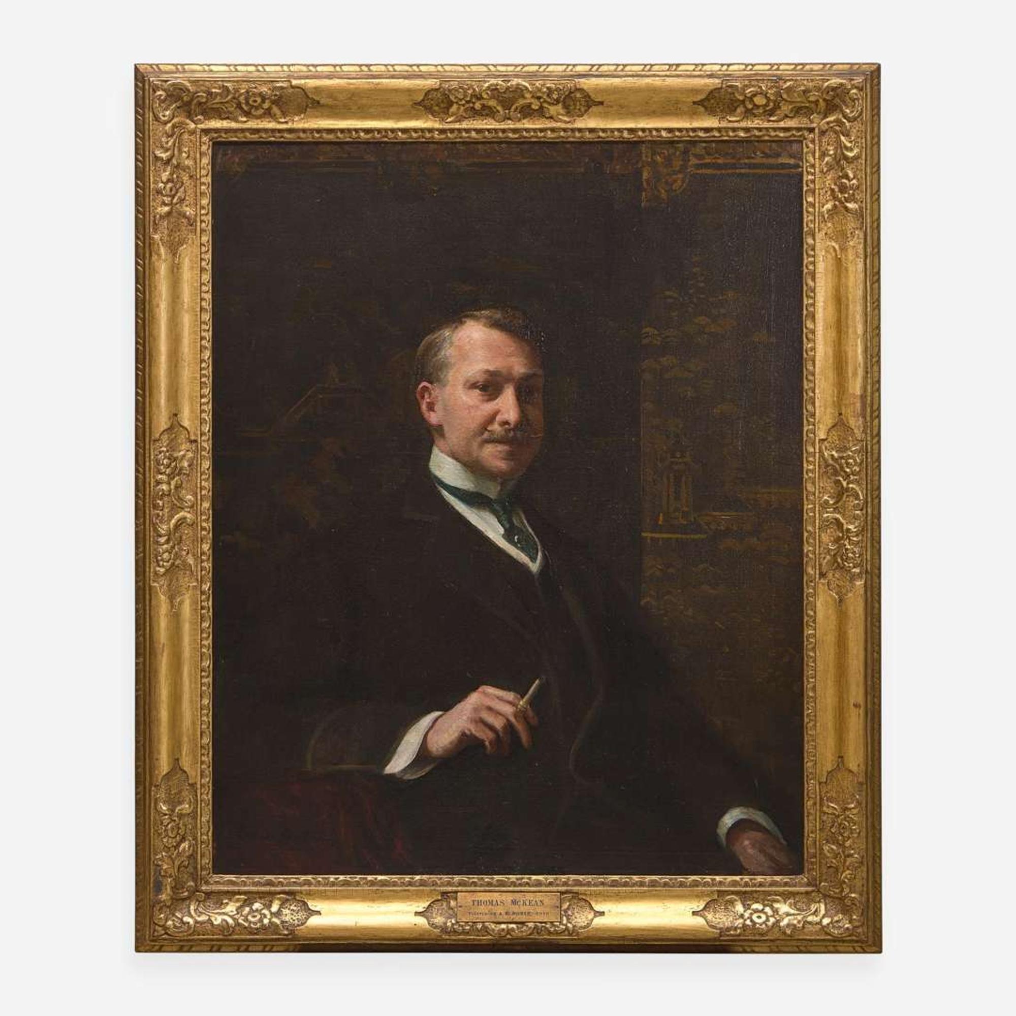 Adolphe Borie (American, 1877-1934) Portrait of Thomas McKean