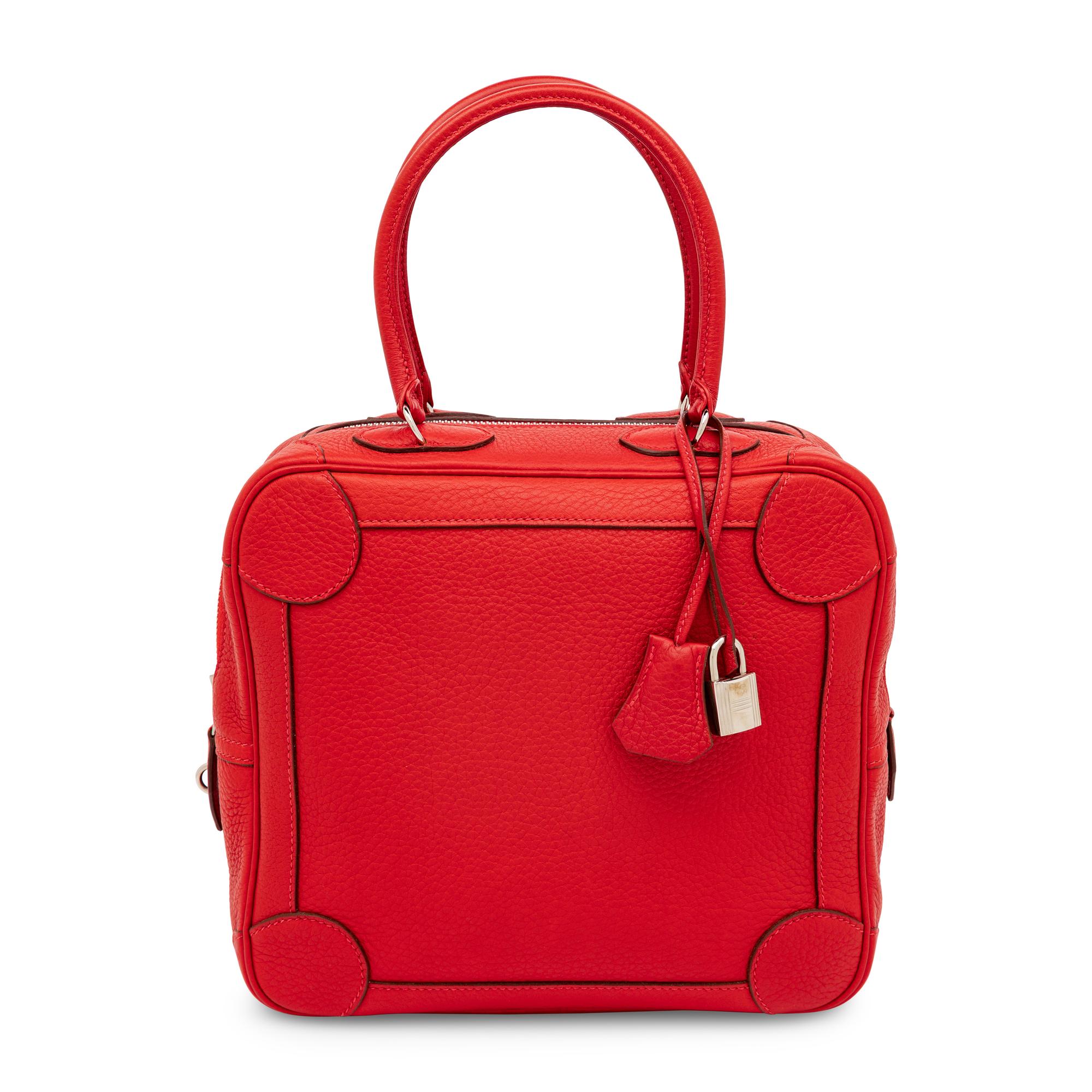 Hermès, Omnibus PM Bag in Vermillion Clemence