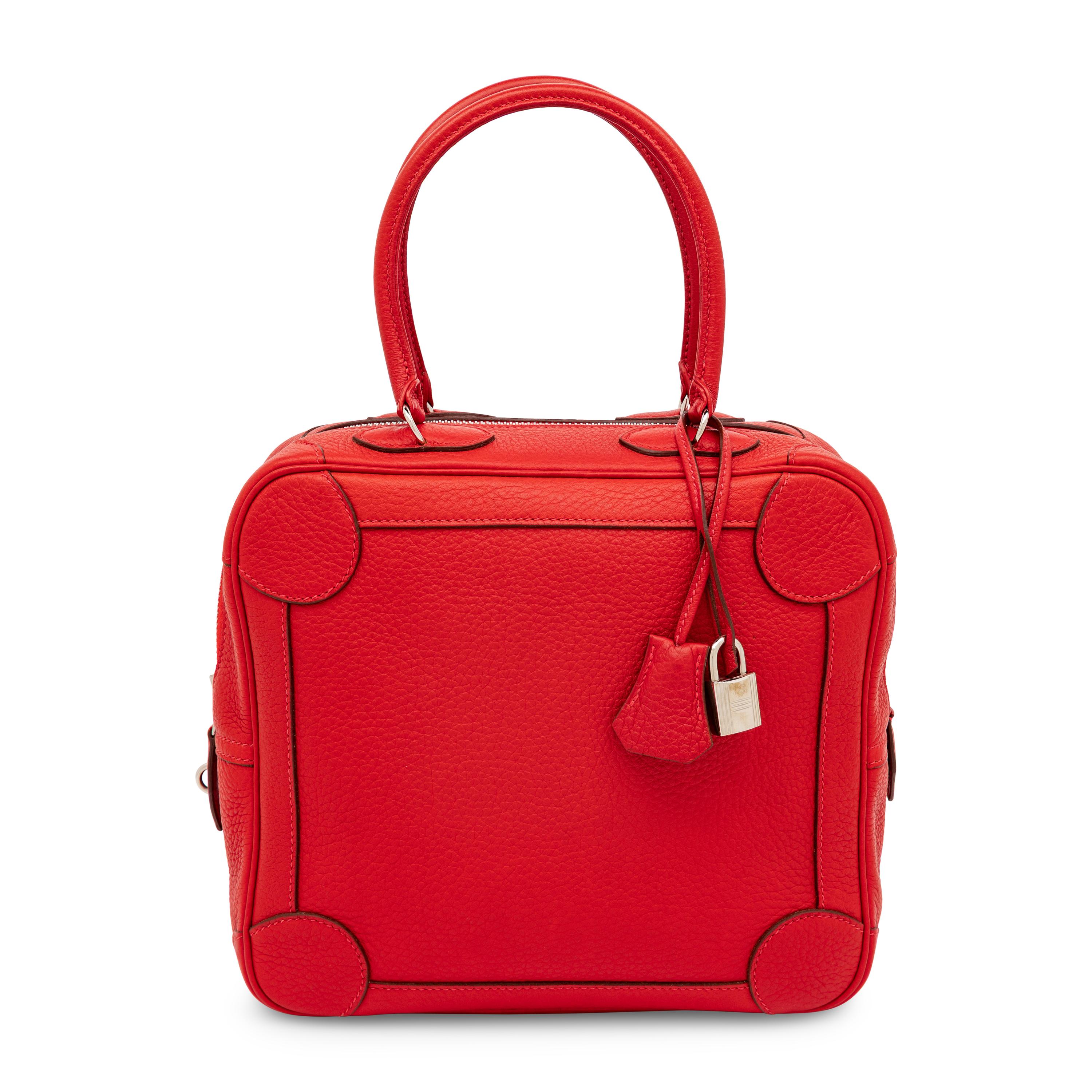 Hermès, Omnibus PM Bag in Vermillion Clemence