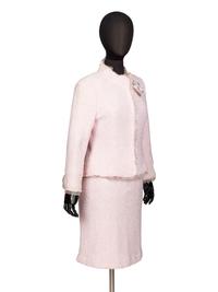 Chanel, Pink Tweed Skirt Suit