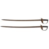 Lot of Two Brazilian Model 1880 Cavalry Sabers