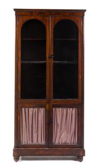 A Victorian Rosewood Bookcase