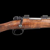 *Full Custom Stephen Heilmann Double Square Bridge Mauser 98 Rifle Engraved by R. Evans with D. Hensley Stock