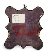An Eastern European Painted Porcelain Plaque