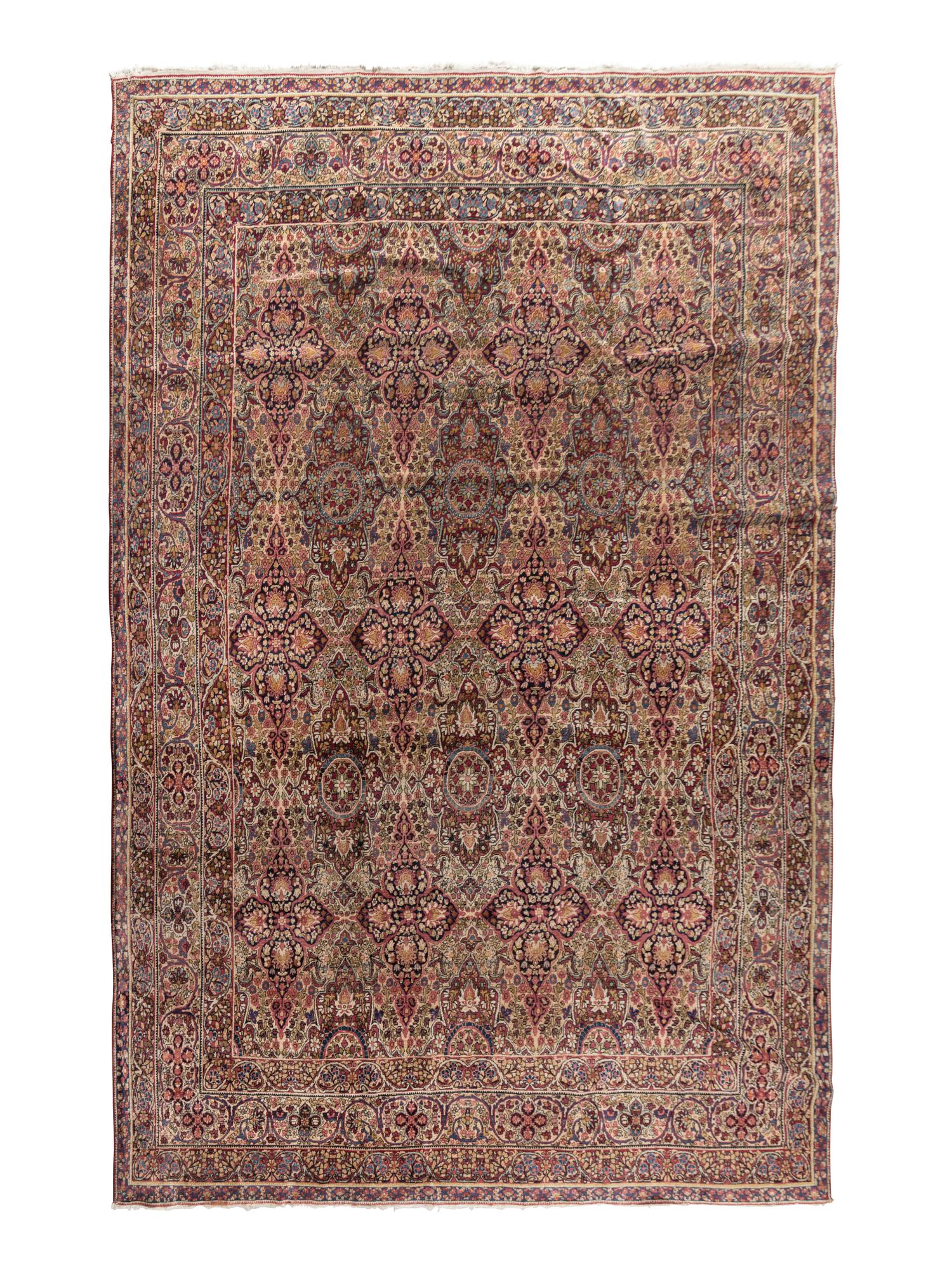 A Lavar Kirman Wool Rug