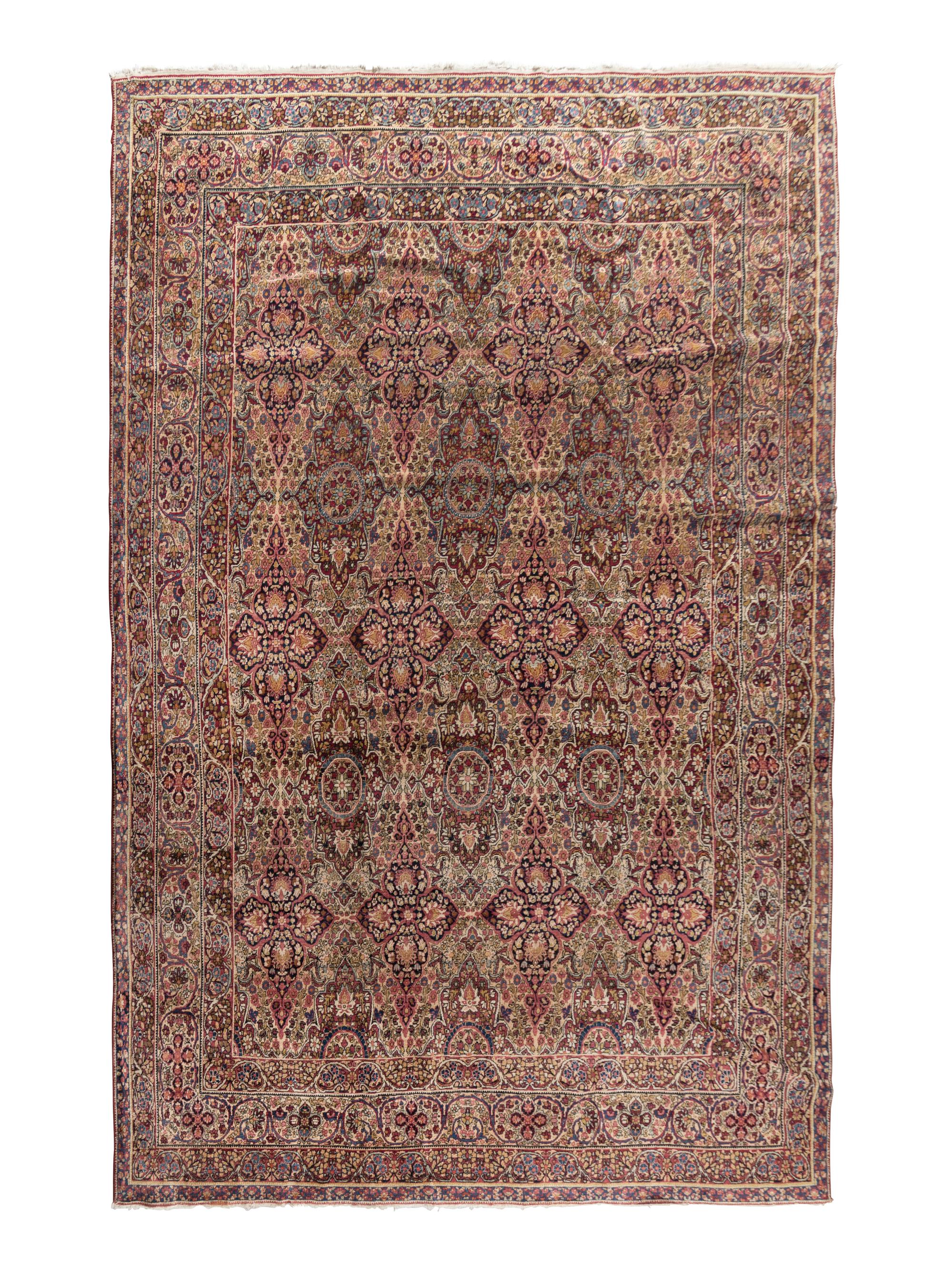 A Lavar Kirman Wool Rug