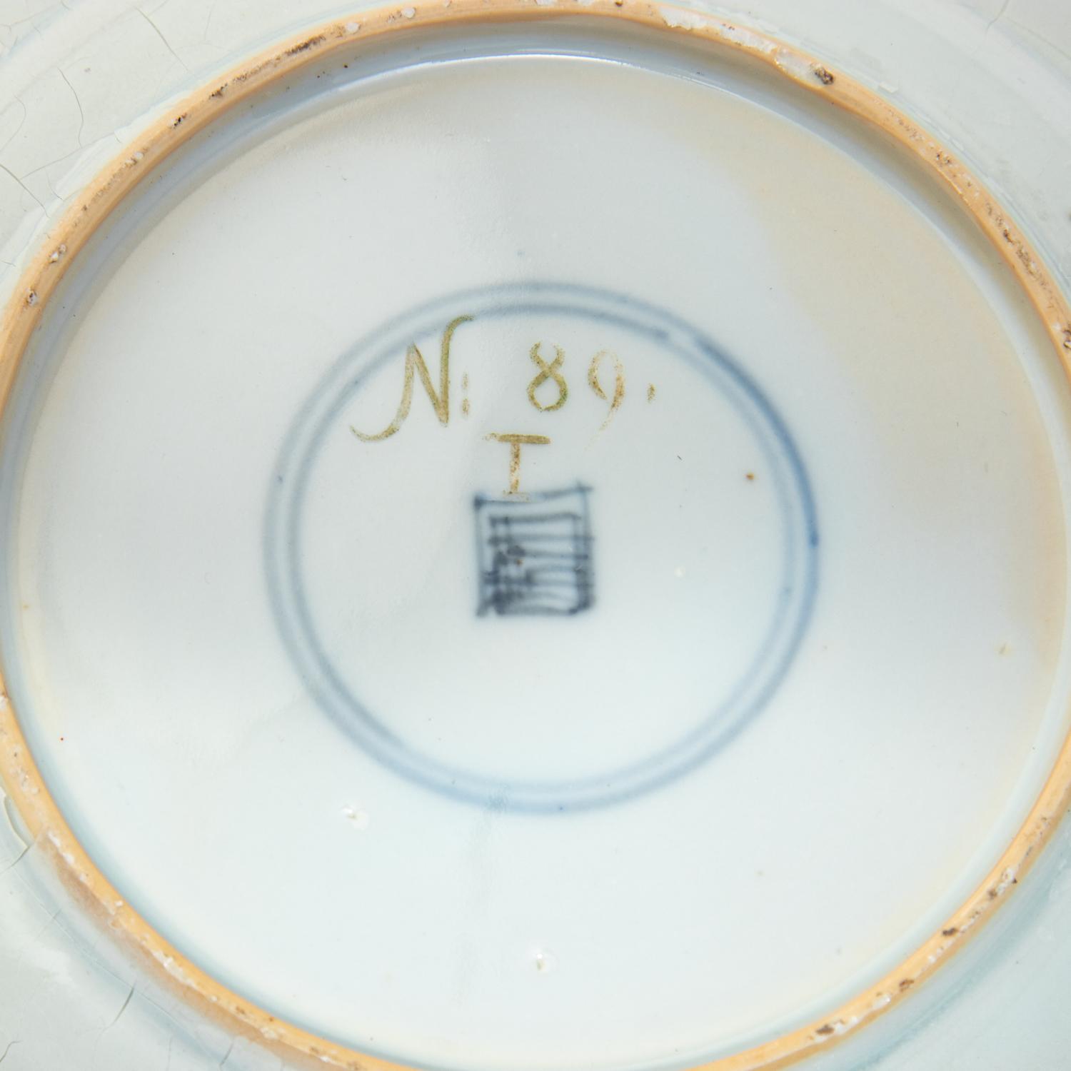 Three Chinese Export Porcelain Plates