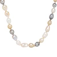 Baroque Multicolor Cultured Pearl Necklace