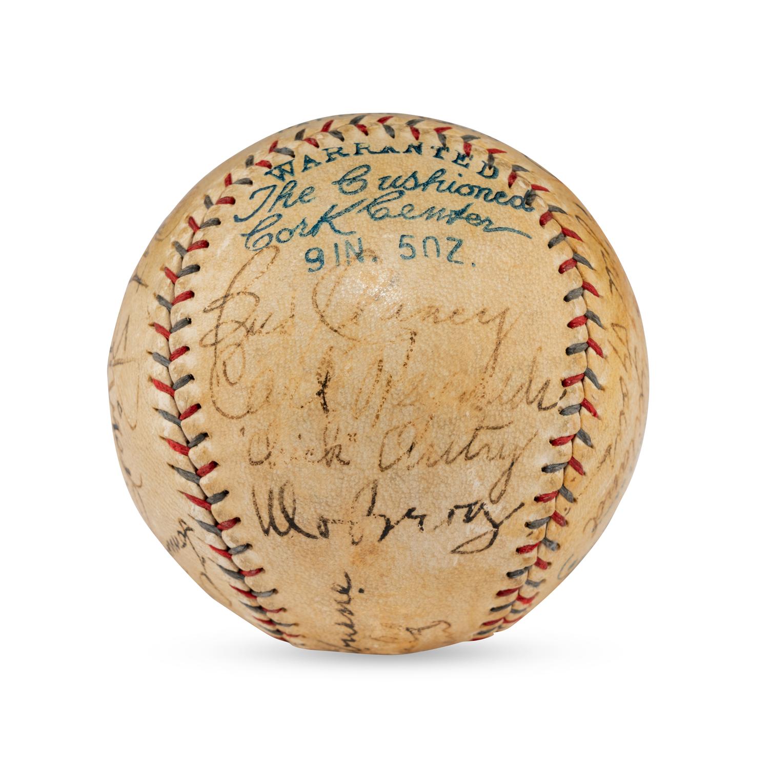 A 1929 Chicago White Sox Team Signed Autograph Baseball (Beckett Authentication Services)