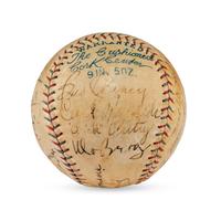 A 1929 Chicago White Sox Team Signed Autograph Baseball (Beckett Authentication Services)