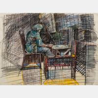 Seated Woman at Table