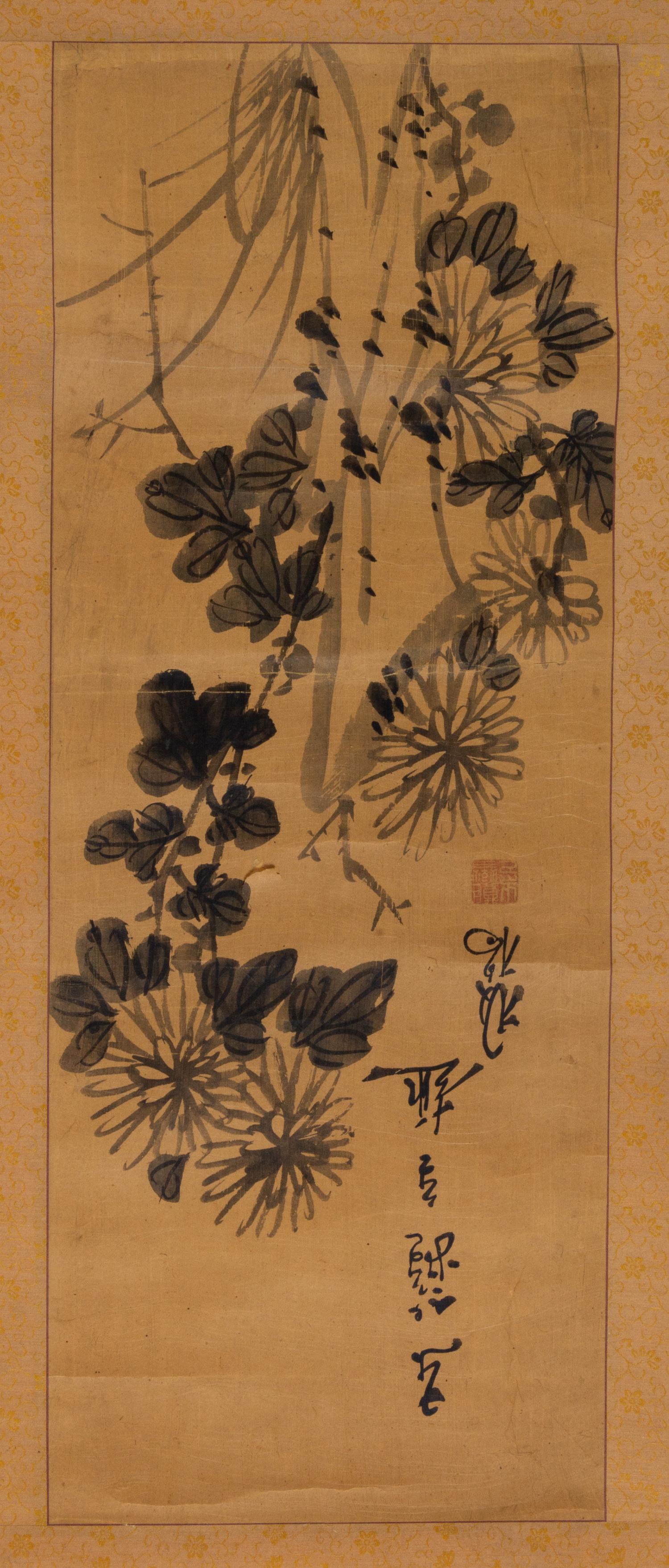 Two Chinese Ink and Color Paintings
