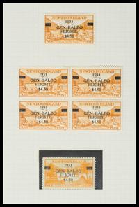 A Collection of Canada and Newfoundland Stamps