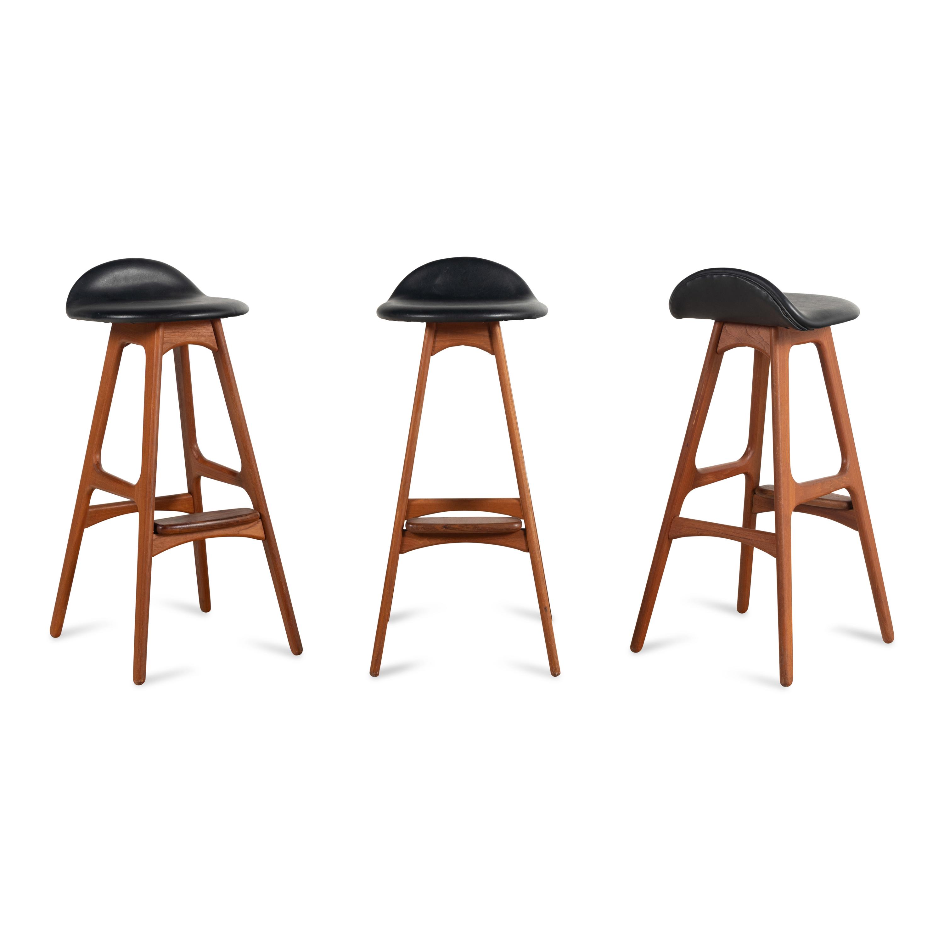 Erik Buch Modern Design — Three Bar Stools