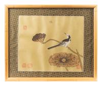 A Set of Six Chinese Works on Silk — 20TH CENTURY