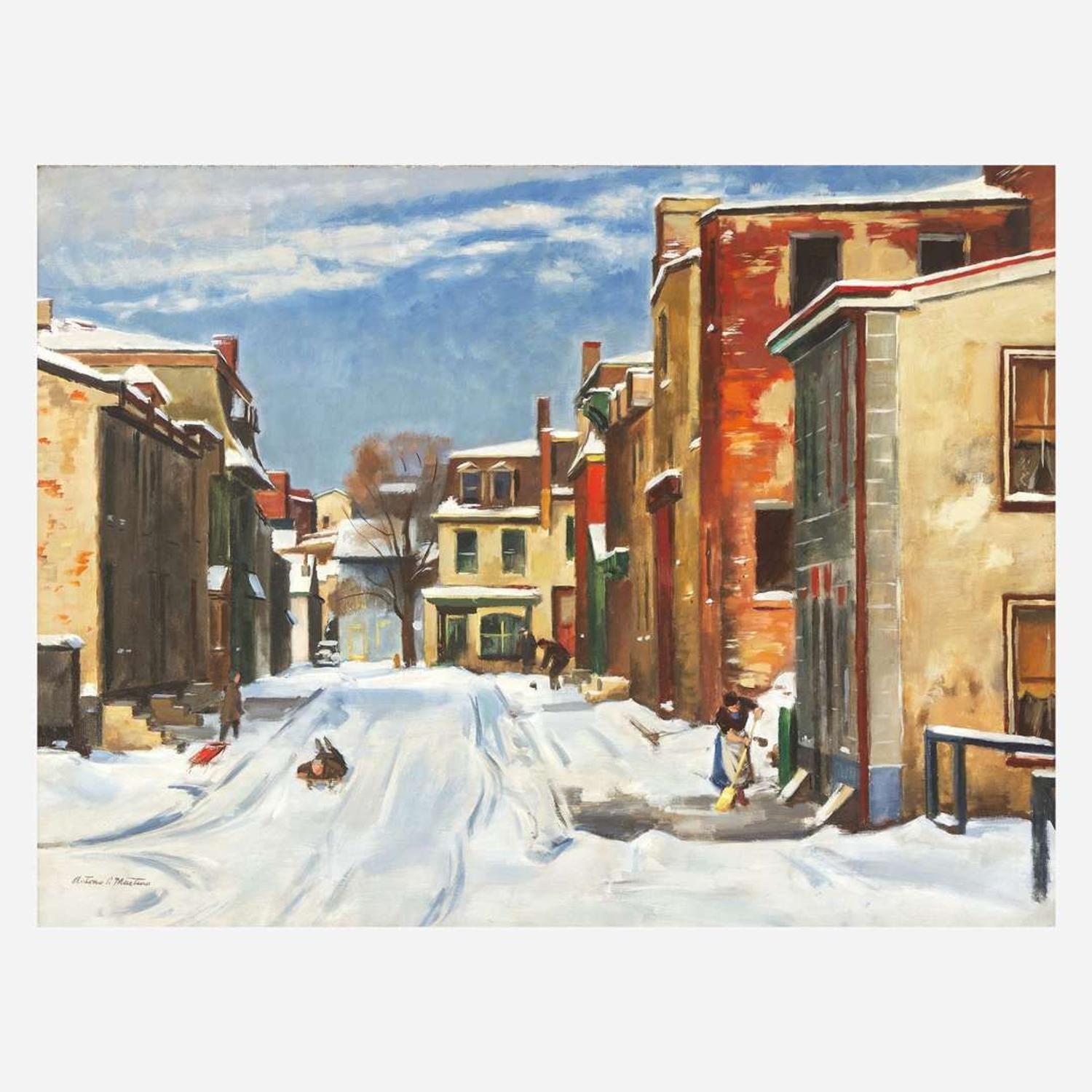 Antonio Pietro Martino (American, 1902–1989) Manayunk Winter