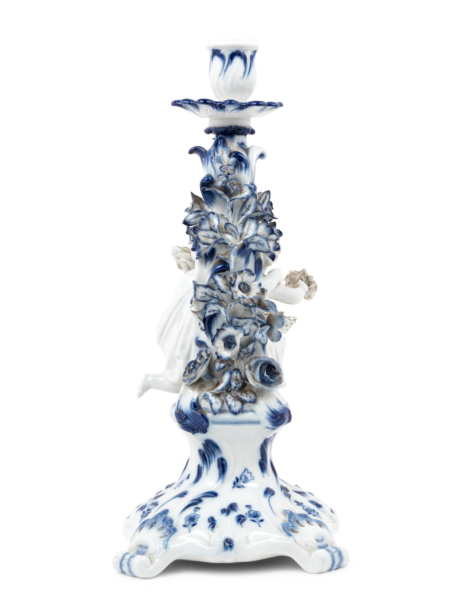 A Meissen Porcelain Candelabrum Base