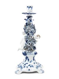 A Meissen Porcelain Candelabrum Base