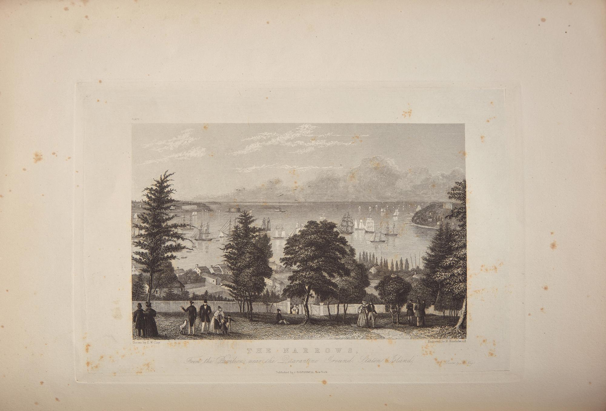 [American Views] Knapp, Samuel Lorenzo. The Picturesque Beauties of the Hudson River and its Vicinity...