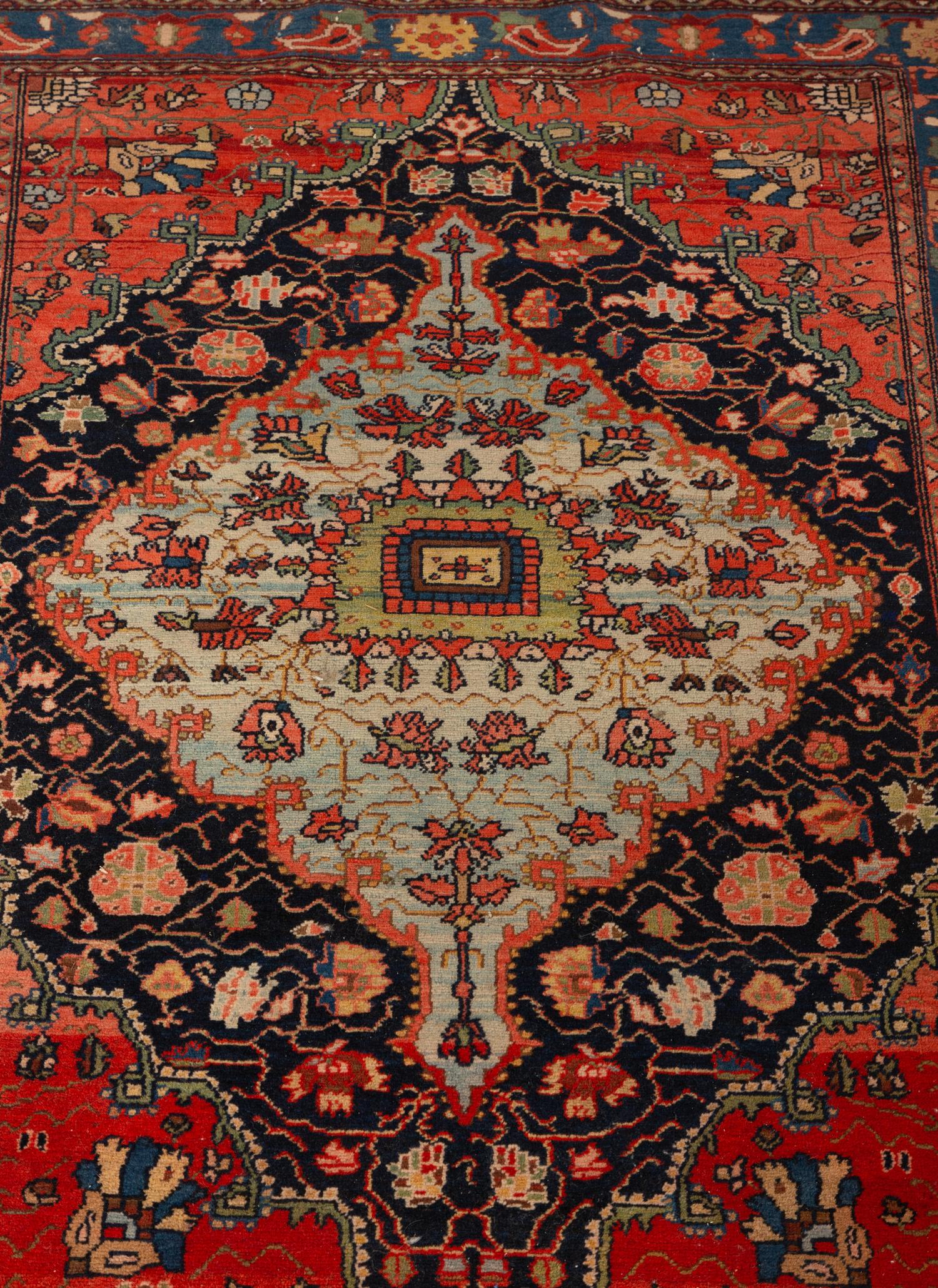 A Farahan Sarouk Wool Rug