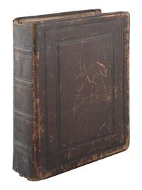 [EARLY PHOTOGRAPHY] CDV album cont. approx. 185 photographs of American and European personalities.