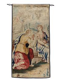 A Continental Wool Tapestry