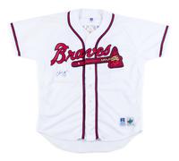 A Chipper Jones Signed Atlanta Braves Jersey,