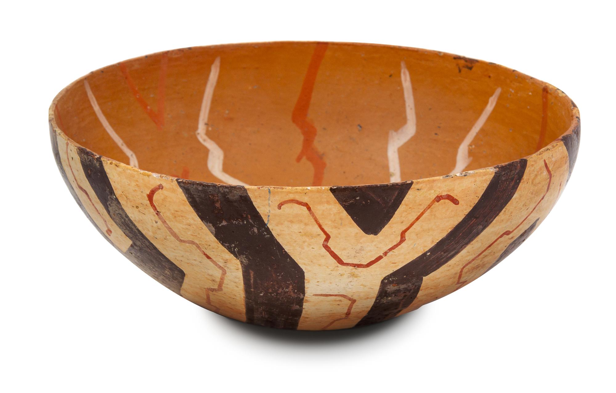 A Painted Terra Cotta Bowl