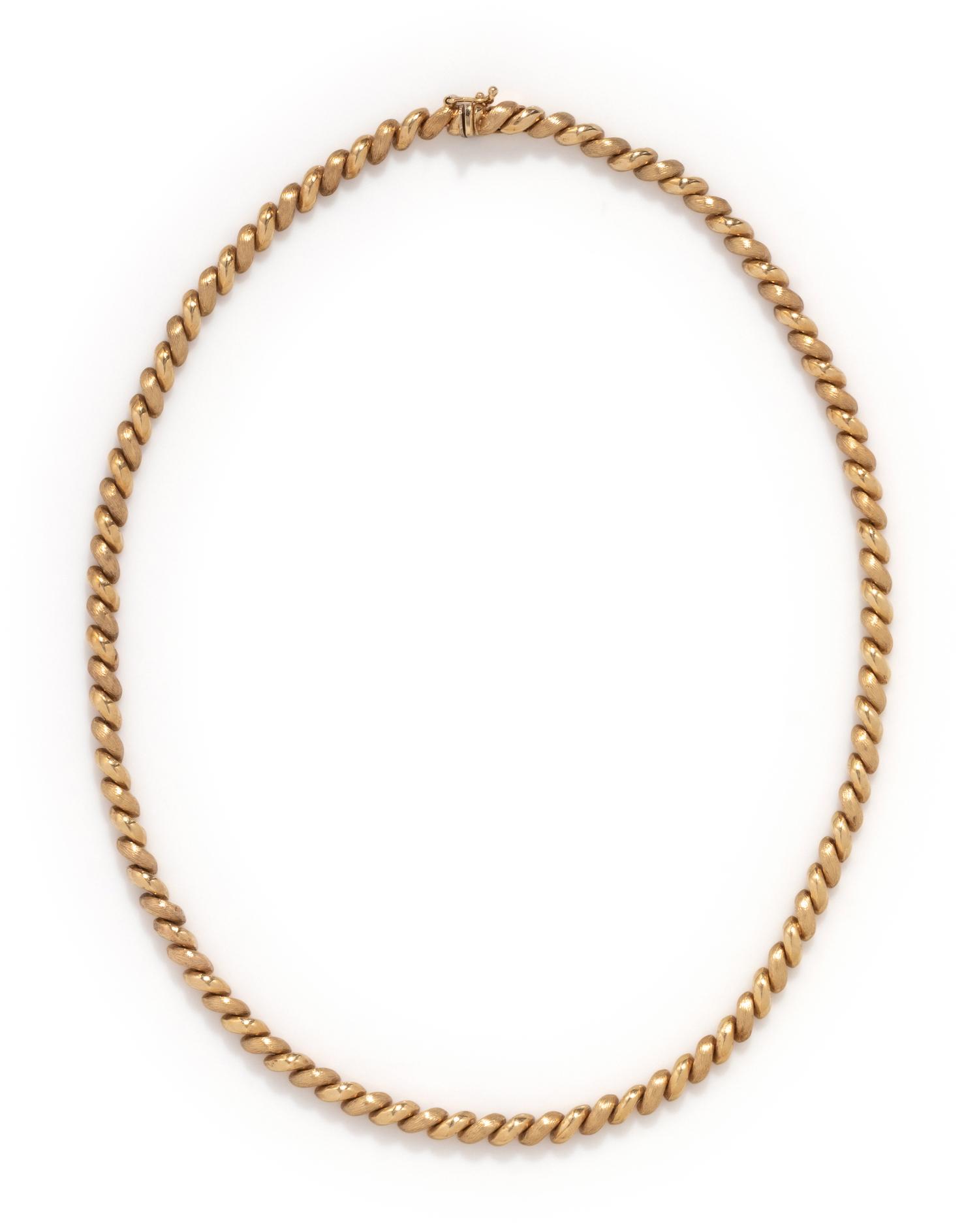 YELLOW GOLD NECKLACE