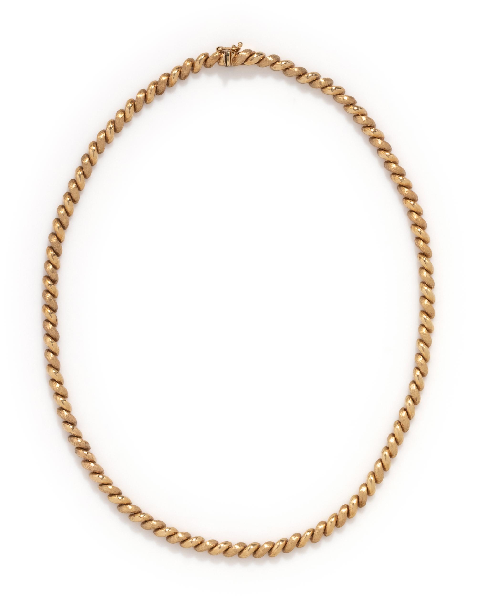YELLOW GOLD NECKLACE