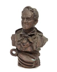 An American Bronze Bust, NOBLE, Height 13 inches. — NOBLE,