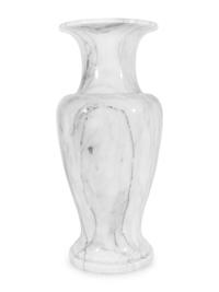 A Large Turned Marble Floor Vase