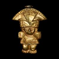 A Chimu Gold Ceremonial Pendant
