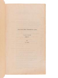BORN, Max. (1882-1970) Mimeograph typescript, completed in manuscript, of lectures in physics: "Theorie der Wärme Vorlesung im Sommer-Semester 1922." --"Vorlesung Ueber Theoretische Optik. Winter-Semester 1922." University of Göttingen, 1921-1922.