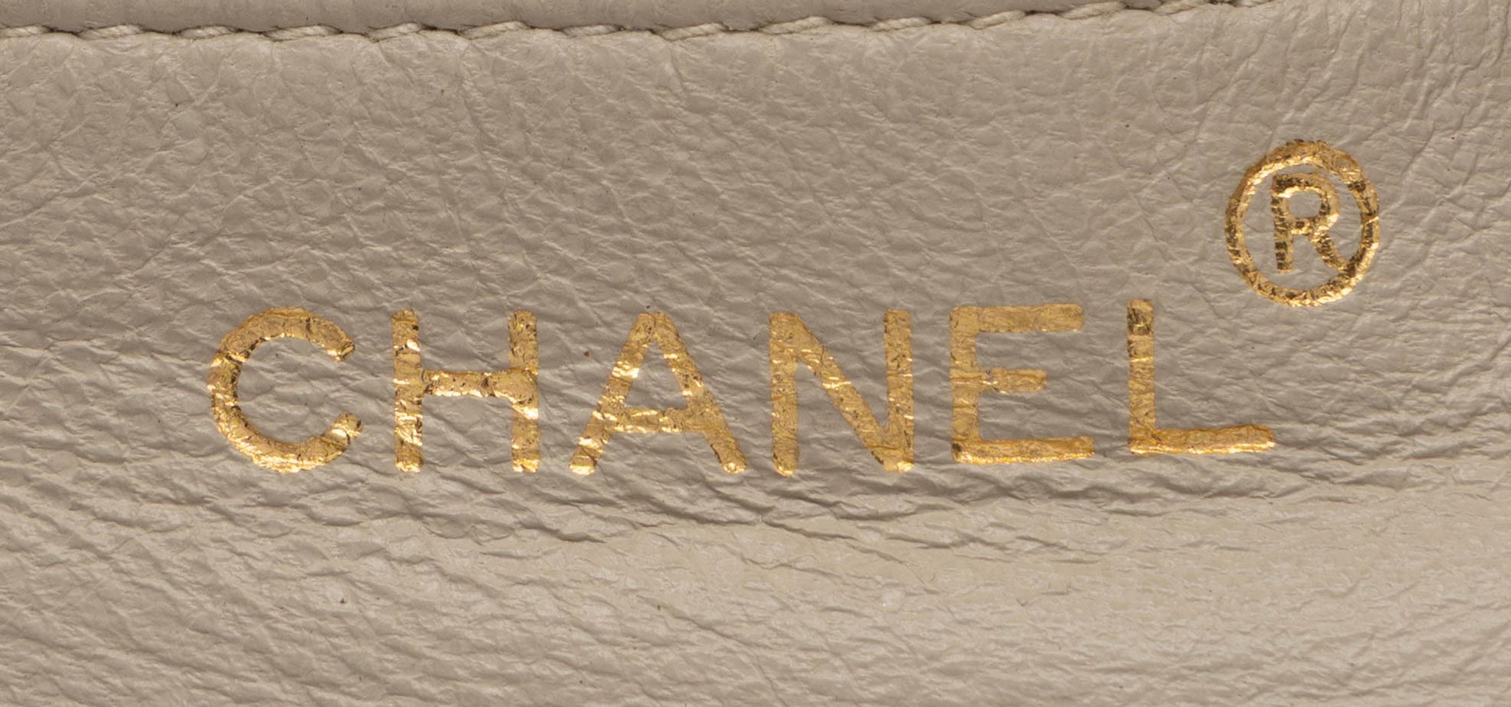 Chanel, Camera Bag in Beige Leather