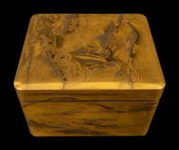 A Japanese Gold Lacquer Rectangular Stationary Box, Bunko