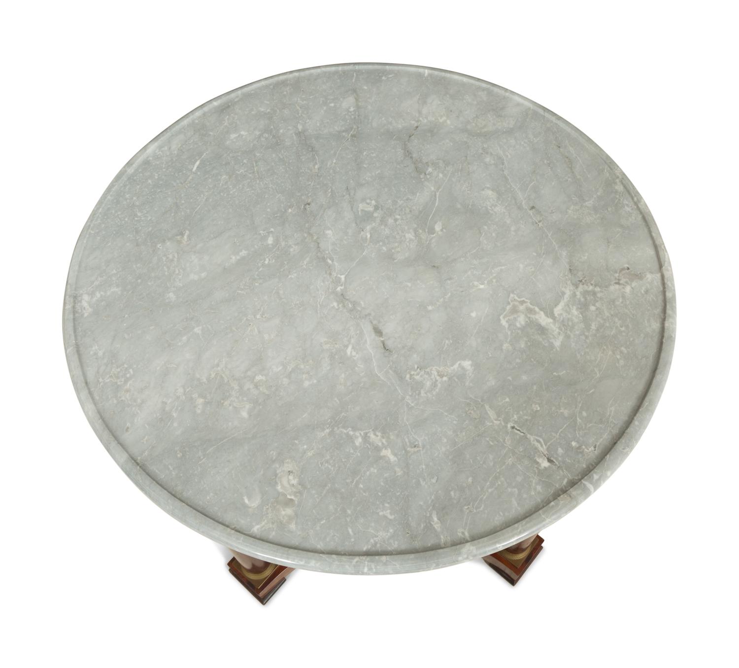 A French Empire Marble Top Center Table