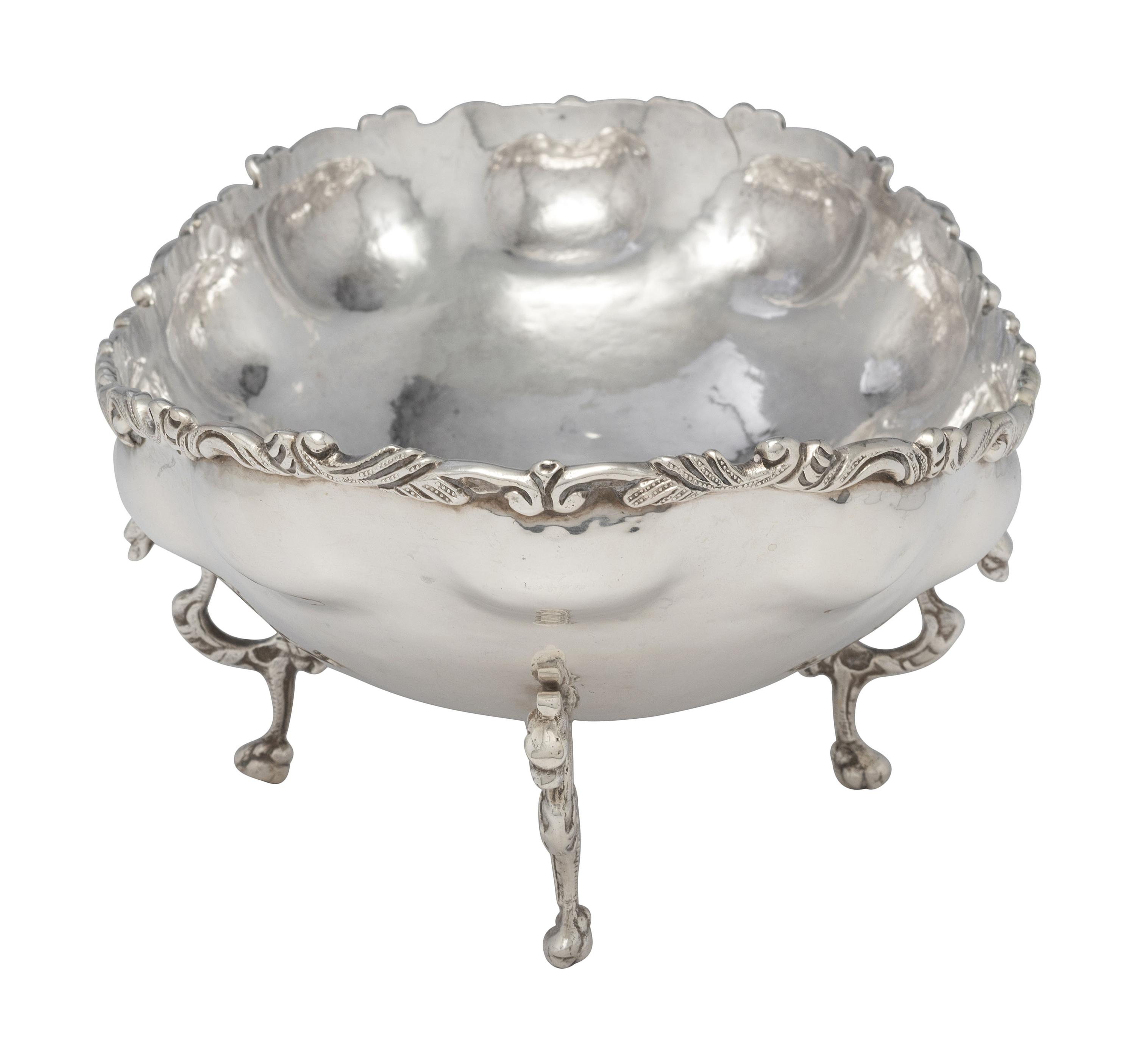 A Mexican Silver Footed Bowl
