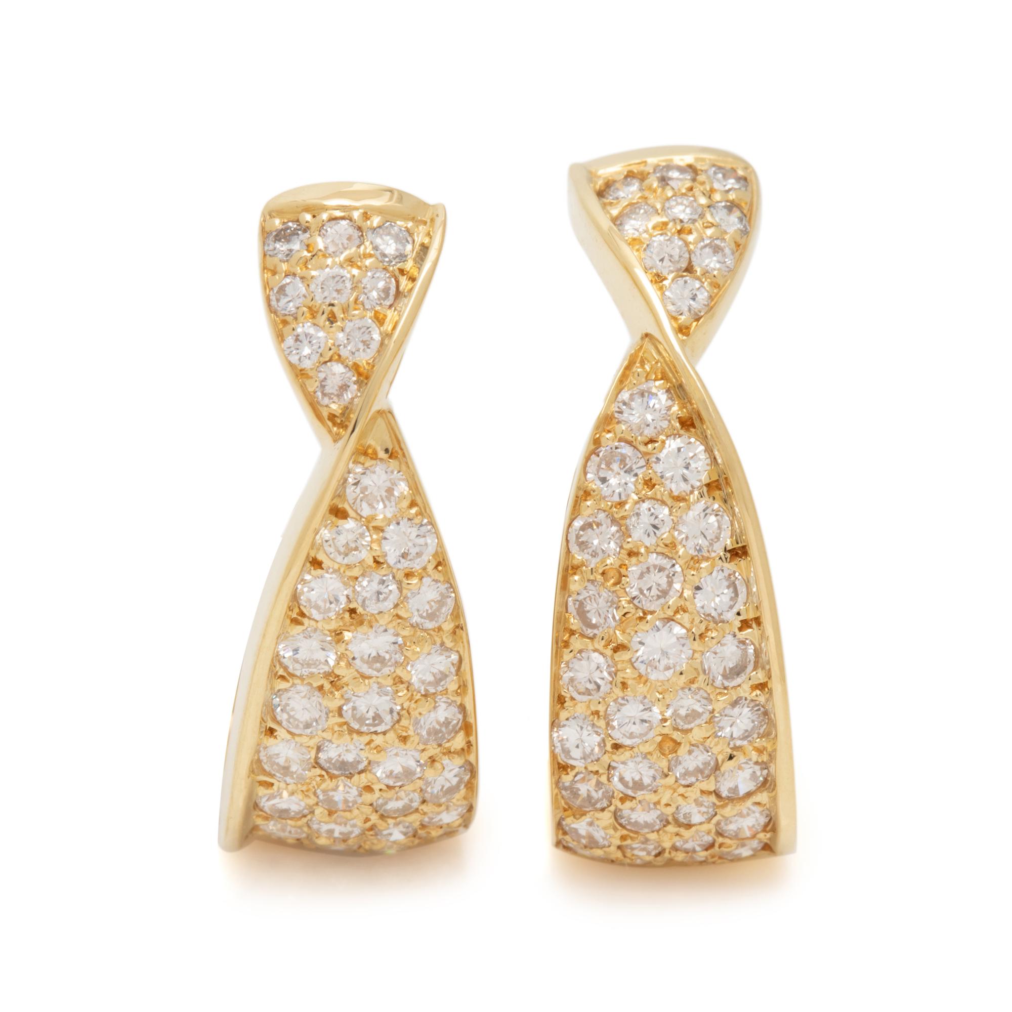 DIAMOND HOOP EARRINGS