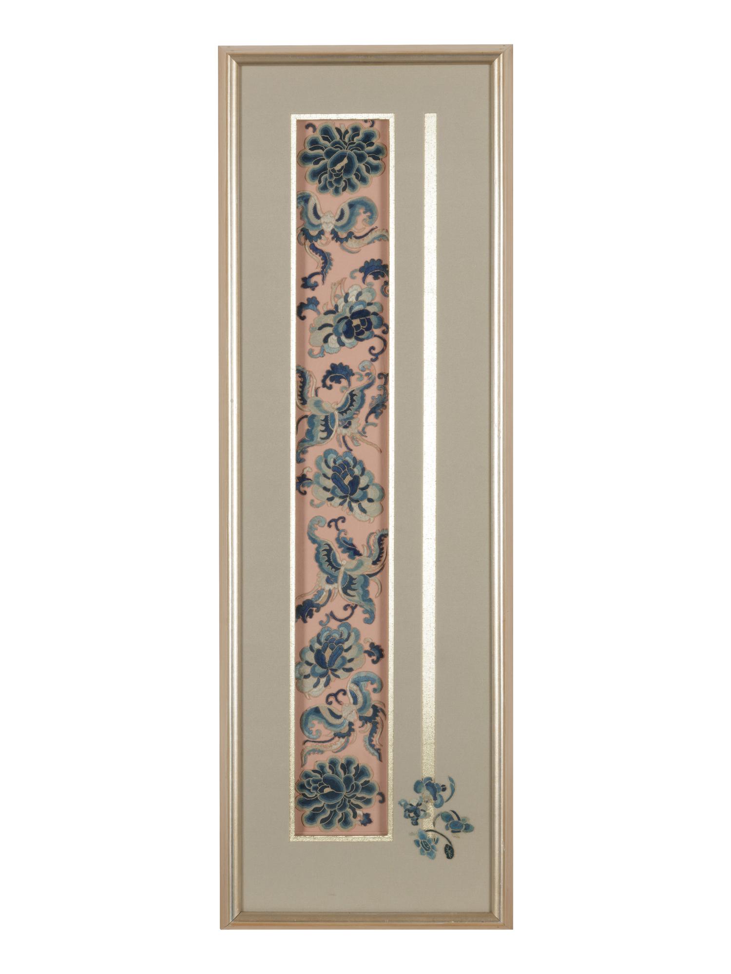 17 Chinese Embroidered Silk Panels