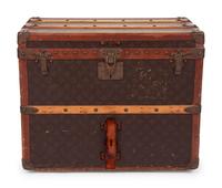 Two Louis Vuitton Early 20th Century Travel Trunks