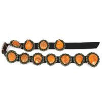 Navajo Silver and Shell Concha Belt