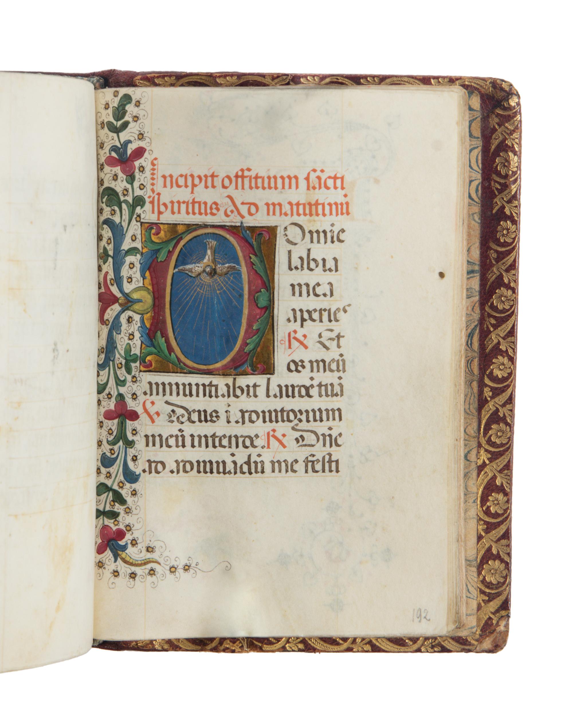 CIRCLE OF ATTAVANTE DEGLI ATTAVANTI (GABRIELLO DI VANTE) (active Florence, c. 1452-c. 1520/25) The Carafa Hours, Use of Rome, in Latin, illuminated manuscript on parchment [Italy, Florence, c. 1490–1500]