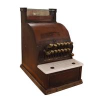 A Cash Register by the National Cash Register Co. 12" W x 15" D x 17.5" H — United States, Early 20th Century