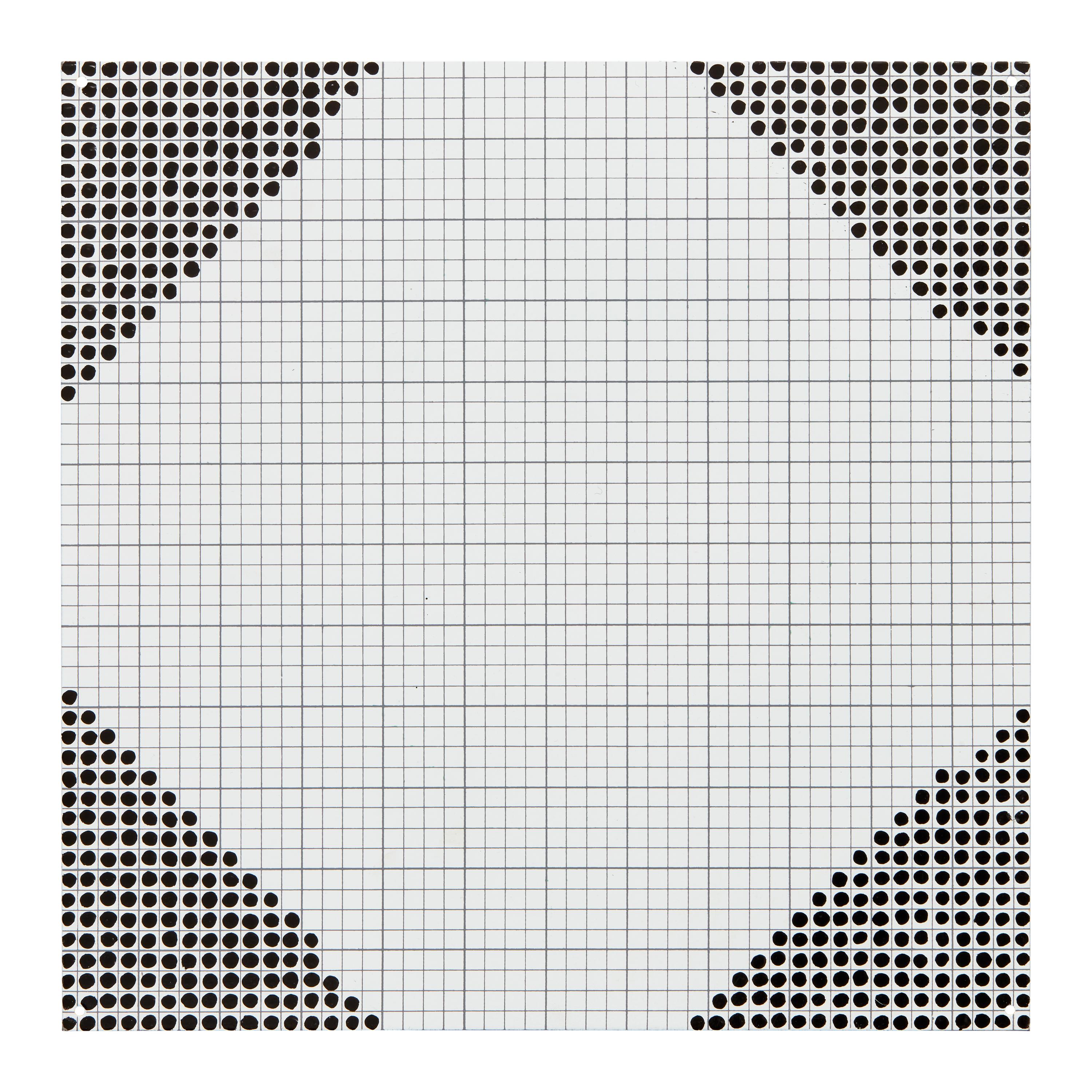 Black 6'' Squares Series #6 , 1972